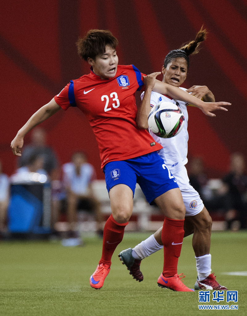 哥斯达黎加女足全取三分，英勇晋级